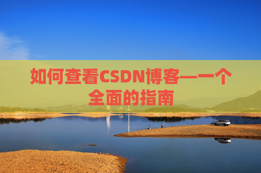 如何查看CSDN博客—一个全面的指南